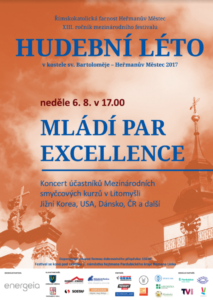 Plakát Hudebního léta 2017