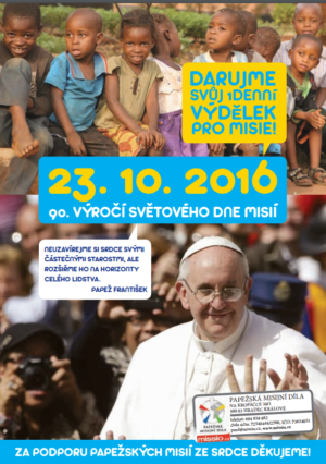 Plakát: Světový den misií, 23. 10. 2016