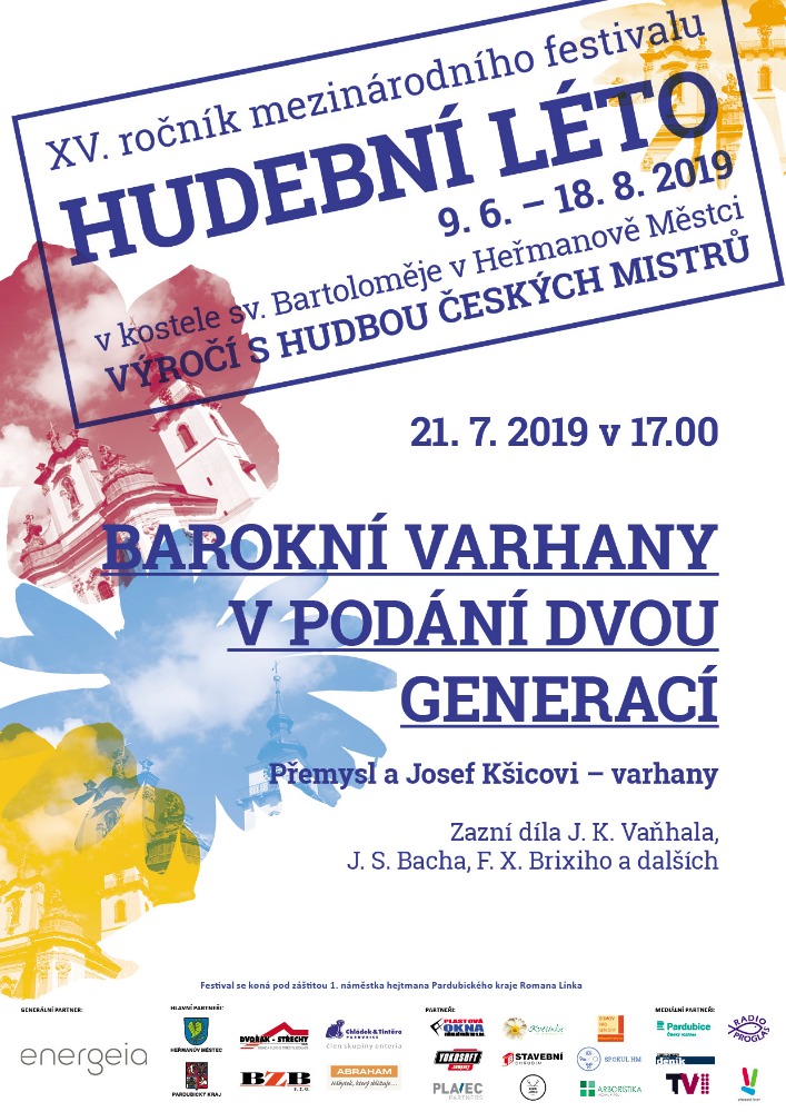 Plakát Hudebního léta 2019